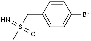 [(4-Bromophenyl)methyl](imino)methyl-λ6-sulfanone Struktur