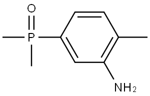 (3-Amino-4-methylphenyl)dimethylphosphine oxide Struktur