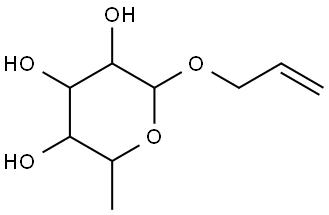 ALLYL 6-DEOXYHEXOPYRANOSIDE Struktur