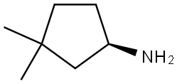 (R)-3,3-dimethylcyclopentan-1-amine Struktur