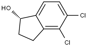 (S)-4,5-Dichloro-2,3-dihydro-1h-inden-1-ol Struktur