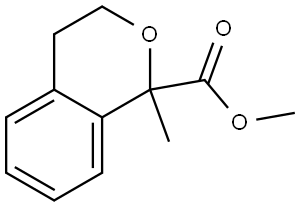 methyl 1-methylisochroman-1-carboxylate Struktur