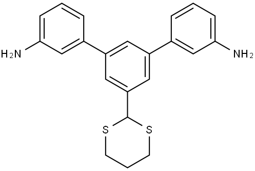 5'-(1,3-dithian-2-yl)-[1,1':3',1''-terphenyl]-3,3''-diamine Struktur
