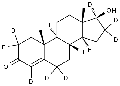 Testosterone D8 major Struktur