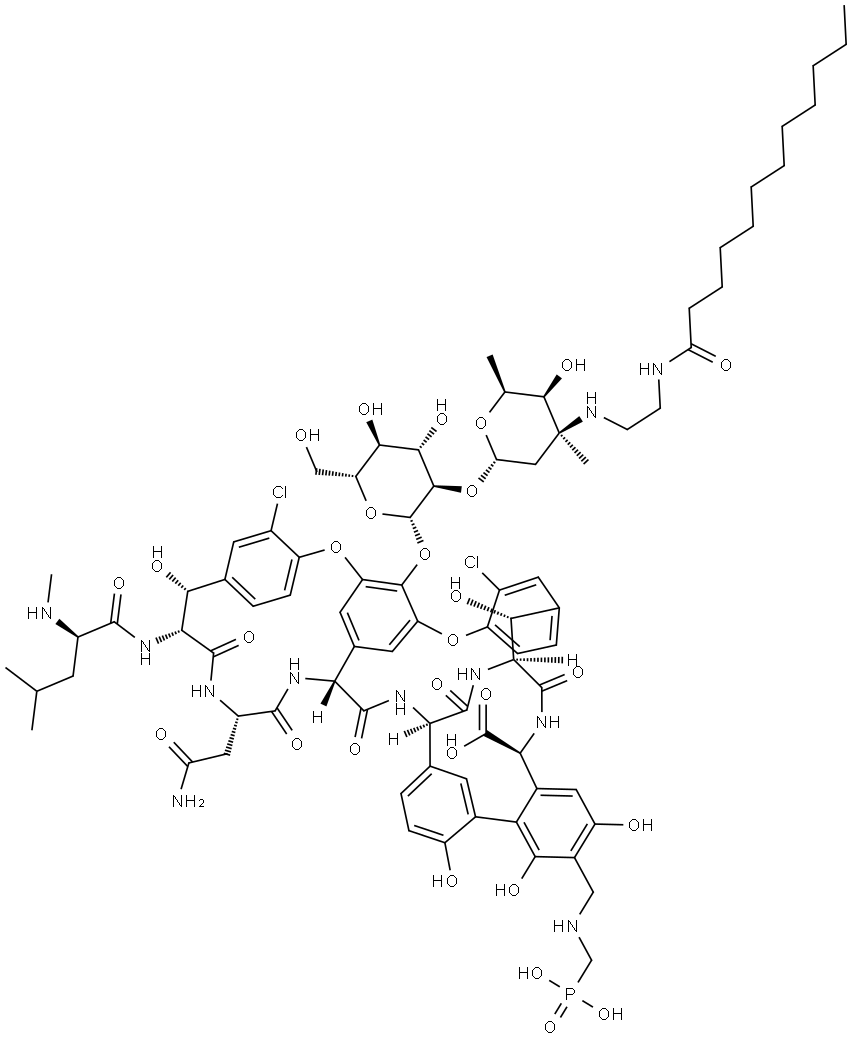 telavancin  Impurity 8 Struktur