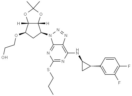 Ticagrelor Impurity 72 Struktur