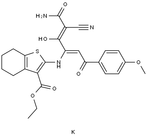 化合物 ANTICANCER AGENT 105 結(jié)構(gòu)式
