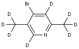 4-bromo-2,5-bis(methyl-d3)pyridine-3,6-d2|