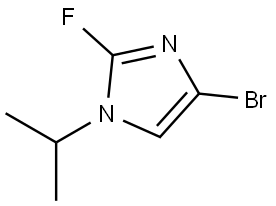 4-bromo-2-fluoro-1-isopropyl-1H-imidazole Struktur