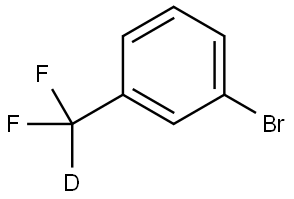 1-bromo-3-(difluoromethyl-d)benzene Structure
