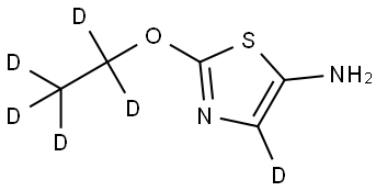 2-(ethoxy-d5)thiazol-4-d-5-amine Struktur