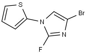 4-bromo-2-fluoro-1-(thiophen-2-yl)-1H-imidazole Structure