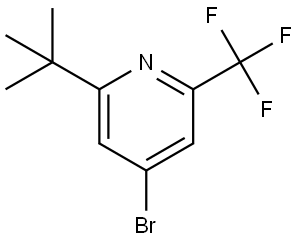4-bromo-2-(tert-butyl)-6-(trifluoromethyl)pyridine|