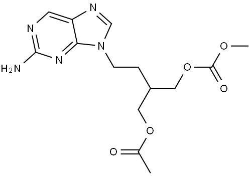 Famciclovir Impurity 39 Struktur