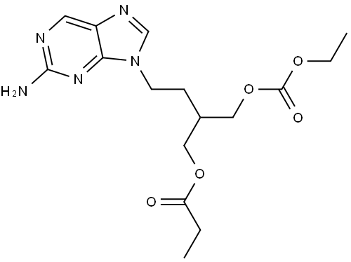 Famciclovir Impurity 44 Struktur