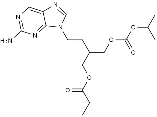 Famciclovir Impurity 54 Struktur