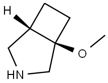 (1R,5S)-1-Methoxy-3-azabicyclo[3.2.0]heptane Struktur