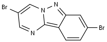 3,8-dibromopyrimido[1,2-b]indazole Struktur