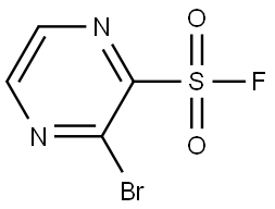 3-bromopyrazine-2-sulfonyl fluoride Struktur