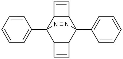 1,6-DIPHENYL-11,12-DIAZATETRACYCLO[4.4.2.0(2,5).0(7,10)]DODECA-3,8,11-TRIENE Struktur