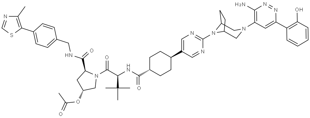 PROTAC SMARCA2/4-degrader-22 Struktur