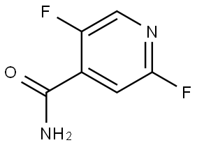2,5-difluoroisonicotinamide Struktur