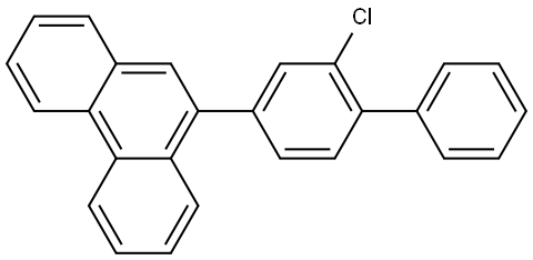 9-(2-chloro-[1,1'-biphenyl]-4-yl)phenanthrene Struktur