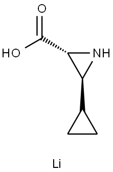 Lithium (2R,3S)-3-cyclopropylaziridine-2-carboxylate Struktur
