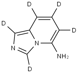 imidazo[1,5-a]pyridin-d5-5-amine Structure