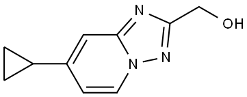 (7-Cyclopropyl-[1,2,4]triazolo[1,5-a]pyridin-2-yl)methanol Struktur