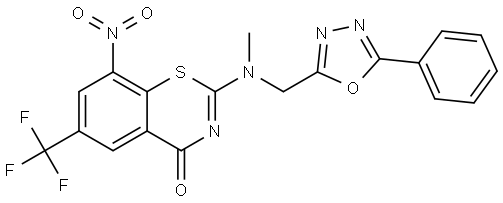 DprE1-IN-8 Struktur