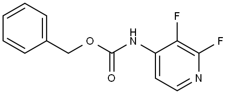 Benzyl (2,3-difluoropyridin-4-yl)carbamate Struktur