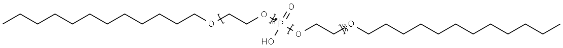 alpha, alpha'-phosphinicobis[ omega -(dodecyloxy)-poly(oxy-2-ethanediyl) Struktur