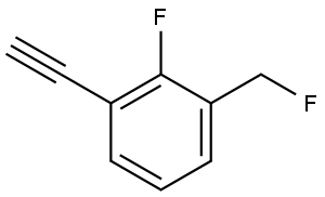 1-乙炔基-2-氟-3-氟甲基苯, 2706599-76-8, 結(jié)構(gòu)式