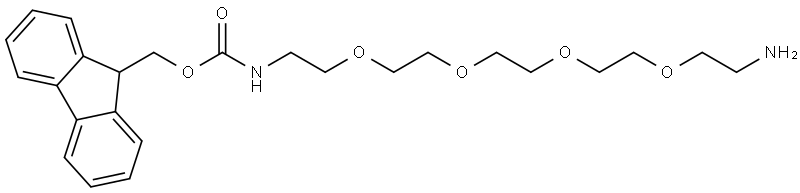 FmocNH-PEG4-CH2CH2NH2 HCl Struktur