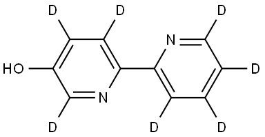 2,2'-bipyridin]-d7-5-ol Struktur
