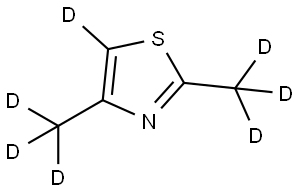 2,4-bis(methyl-d3)thiazole-5-d Struktur