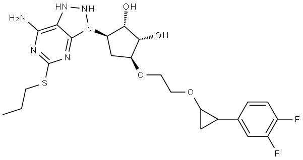 Ticagrelor Impurity 161 Struktur
