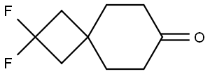 2,2-Difluorospiro[3.5]nonan-7-one Struktur