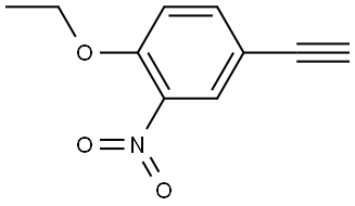 1-Ethoxy-4-ethynyl-2-nitrobenzene Struktur