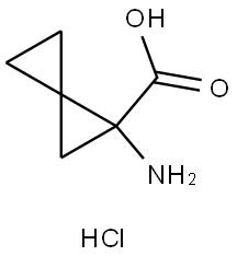 1-aminospiro[2.2]pentane-1-carboxylic acid hydrochloride Struktur