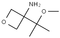 3-(1-Methoxy-1-methylethyl)-3-oxetanamine Struktur