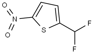2-(difluoromethyl)-5-nitrothiophene Struktur