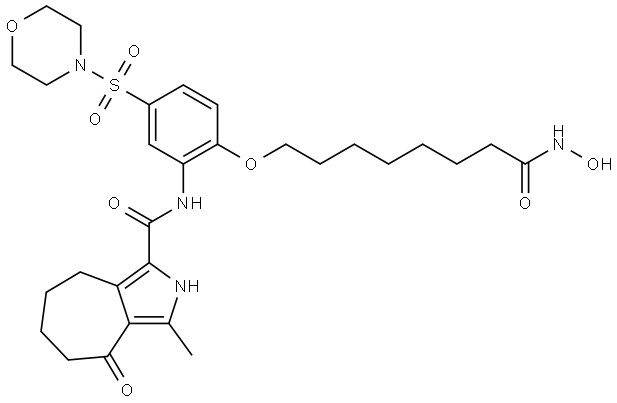HDAC/BET-IN-1 Struktur