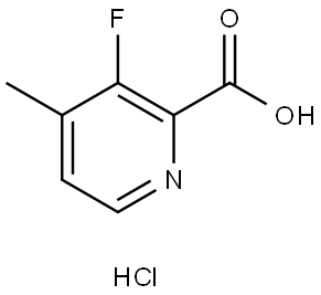 3-Fluoro-4-methylpicolinic acid (hydrochloride) Struktur
