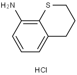 thiochroman-8-amine hydrochloride Struktur