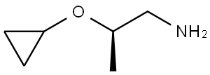 (R)-2-Cyclopropoxypropan-1-amine Struktur