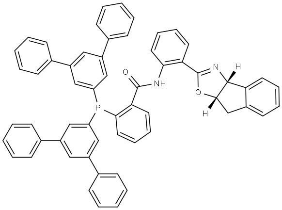 2-(Di([1,1':3',1''-terphenyl]-5'-yl)phosphino)-N-(2-((3aR,8aS)-8,8a-dihydro-3aH-indeno[1,2-d]oxazol-2-yl)phenyl)benzamide