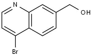 (4-Bromoquinolin-7-yl)methanol Struktur