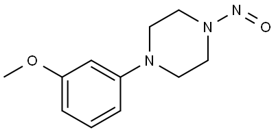 Piperazine, 1-(3-methoxyphenyl)-4-nitroso- Struktur